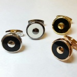 Enamel cufflink