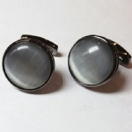 Cateye cufflink ,MEN CUFFLINK