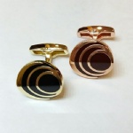 Enamel cufflink