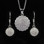 Beautiful silver jewelry set