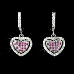 Heart Silver earring