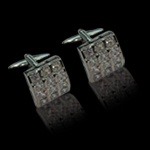 crystal cufflink