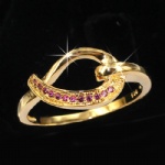 925 silver ring with cz