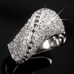 New design 925 sterling silver ring with Zircon