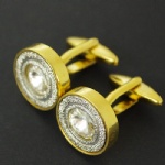 Crystal cufflink,  men cufflink