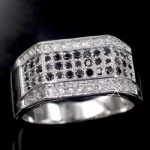 silver ring with cz
